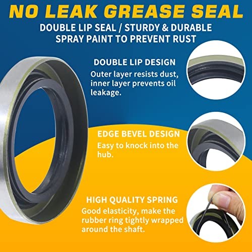 2Sets for 1» Axle Trailer Hub Bearings Kits, L44643 / L44610 Bearings Set,