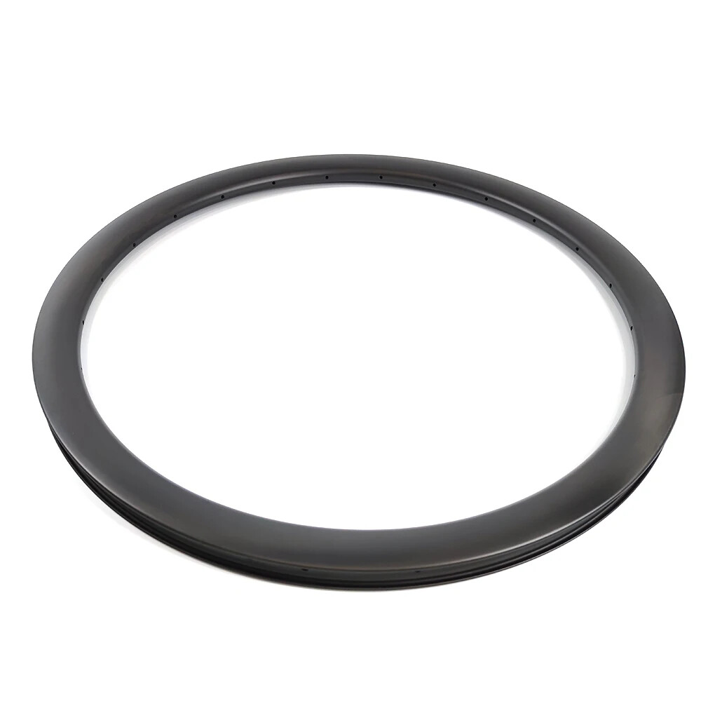 1 Pcs 700C Road Bike Carbon Rim 32/35/39/45mm Depth 30mm Width Clincher Tubeless