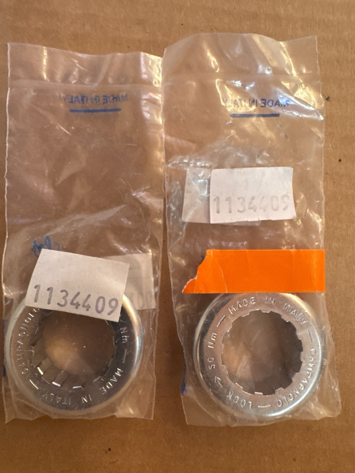 NOS Campagnolo 1134409 9-Speed Cassette Lockring Made In Italy