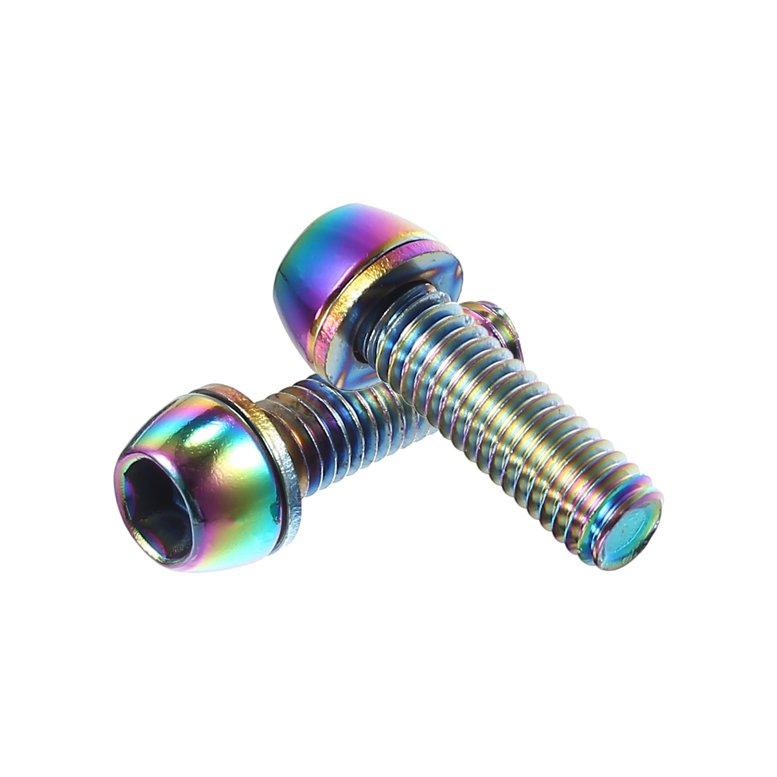 6 Pcs Bicycle Stem Screws for Bike Bicycle Stem M6x20mm Steel Assorted Color
