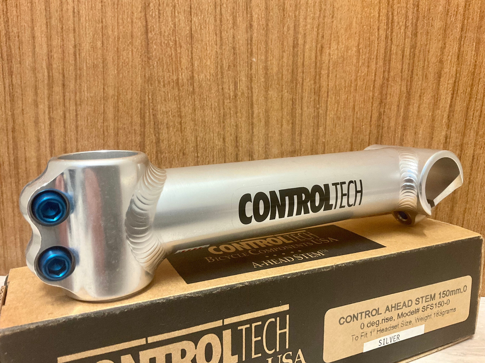 NOS Vintage CONTROLTECH USA AHEAD stem 150 1″ inch Limited Full Aluminum Bi-Color