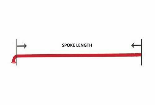 Bike Bicycle Spoke Replacement+Nipple/Nut For 27” 700C 26” 24” 20″ 18″ 16″ Wheel