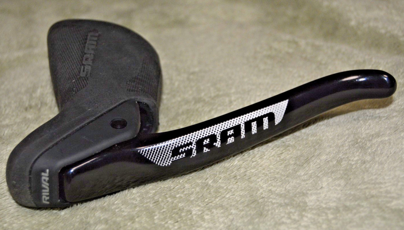 (1) SRAM Rival 1 Brake Lever LEFT ONLY ~ Black Mechanical ~ USED ~ USA SHIPPER!