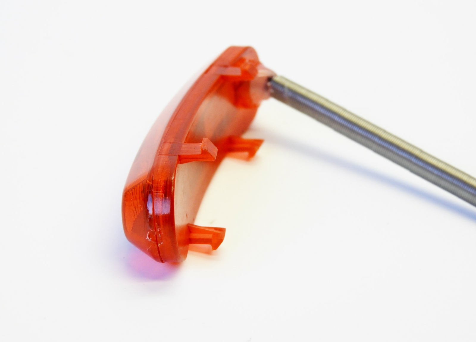 LED Brake Light w/ 3-Pin Connector for E-Bike, Curved Design for Electric Bike
