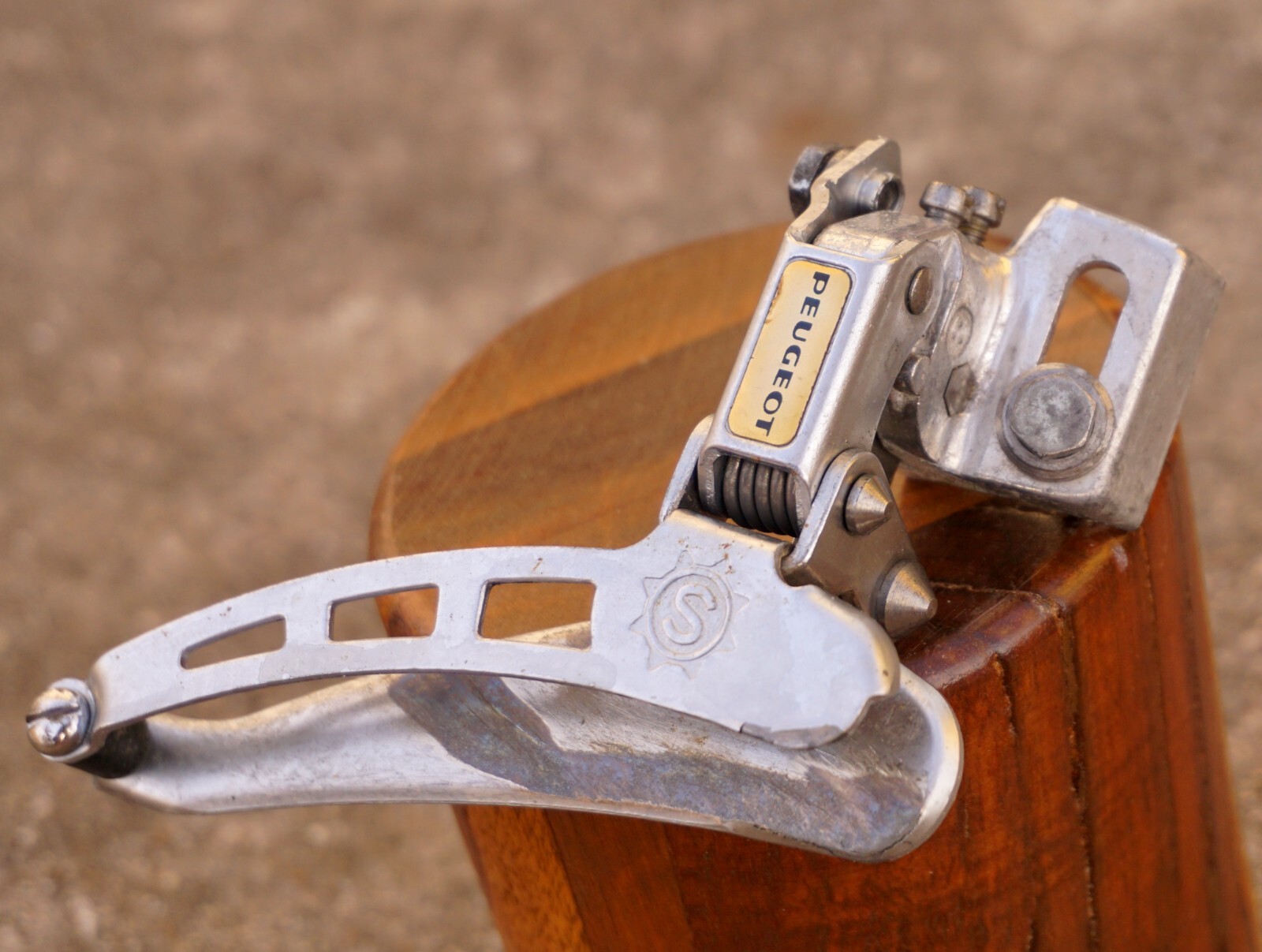 Simplex Front Derailleur SJA Super Peugeot Direct Mount Braze On 1980s Road Bike