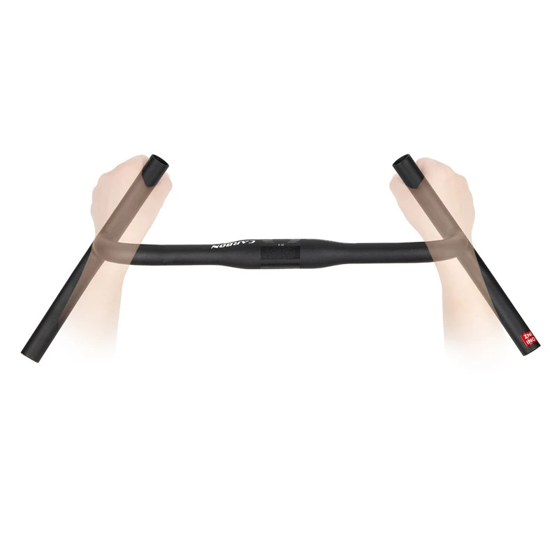 ZNIINO Carbon Fiber Gravel Handlebar 31.8mm Flare Drop Bar MTB Bike 520-560mm