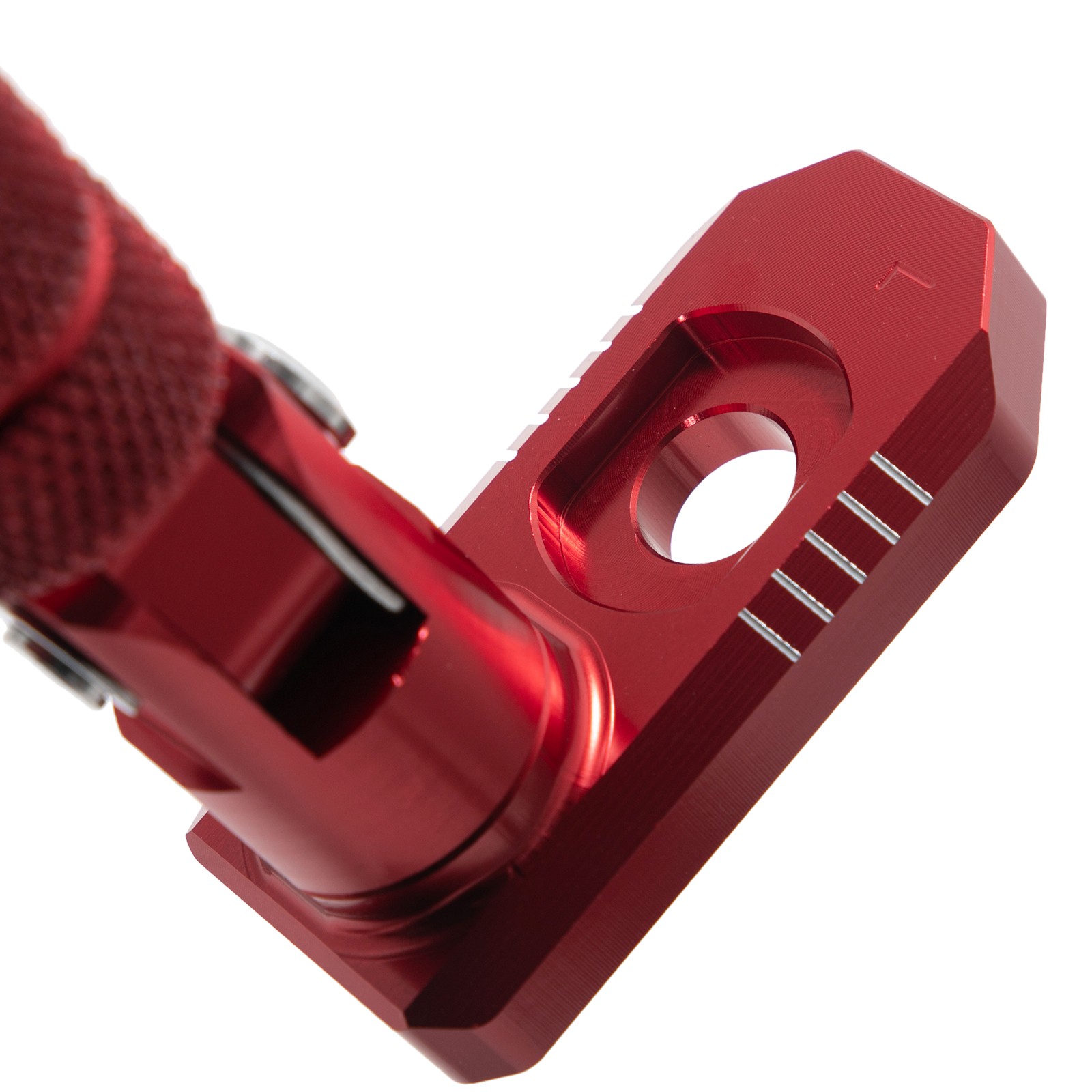 For Apollo RFN E-Bike Red Stunt Foot Pegs Pedals for Beta Explorer Dirt Bike MX