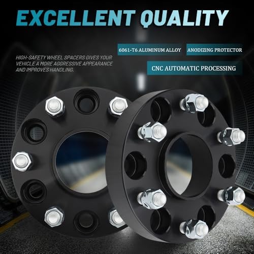 6X5.5 Wheel Spacers Compatible for Chevy Silverrado 1500 99 6×5.5-1.25in-4PCS