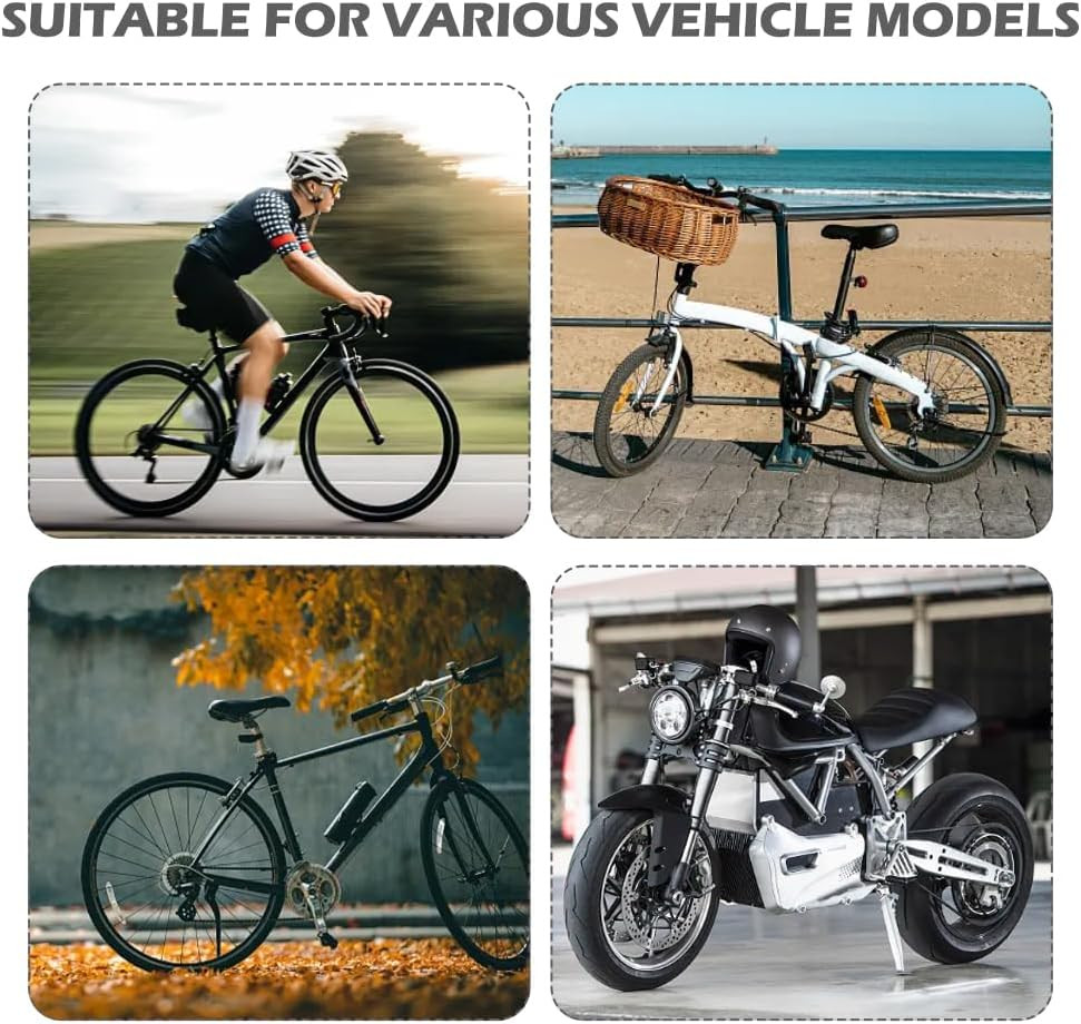2x Bike Rear Pedals Non Slip Folding Bicycle Foot Pegs E-Bike Mountain Footrests