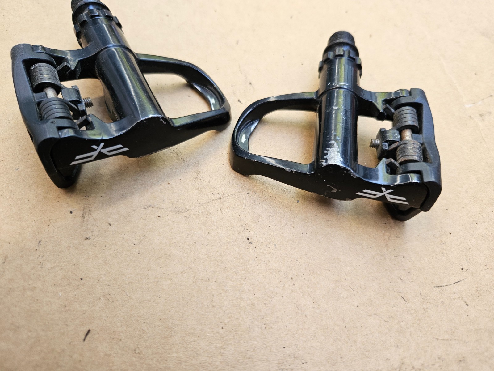 Forte Team SPS-1 Road Bike Clipless Pedals Left Right Set Black 9/16″