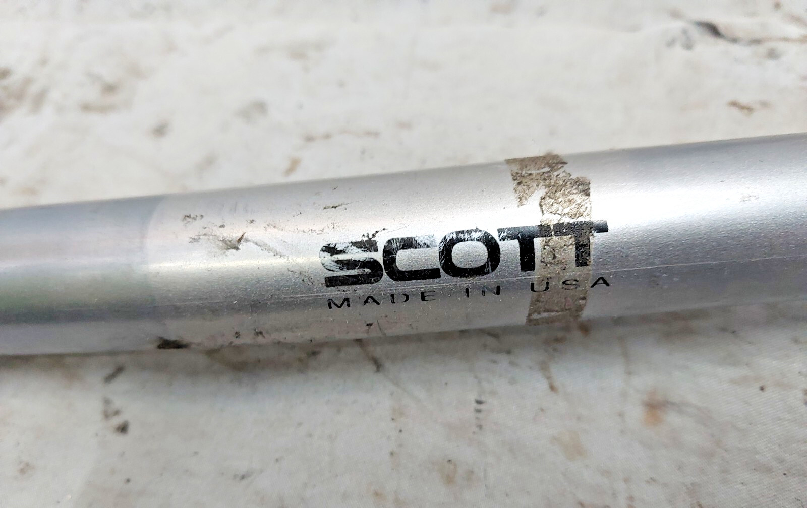 Scott AT-3 Bullhorn MTB Bike Handlebar 25.4mm 290g 1″ Rise Silver USA Shipper :)
