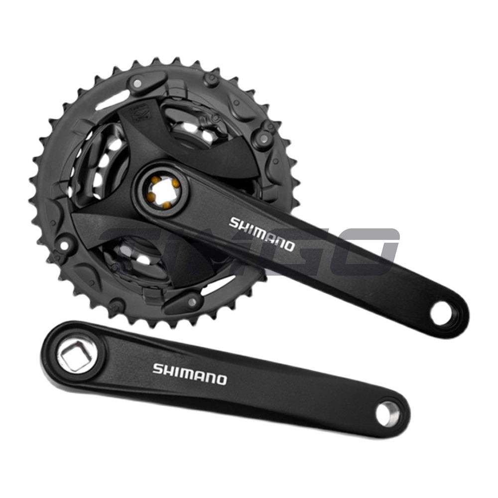 Shimano FC-MT101 3×9 Speed MTB Crankset Square Taper 40-30-22T / 44-32-22T 170mm