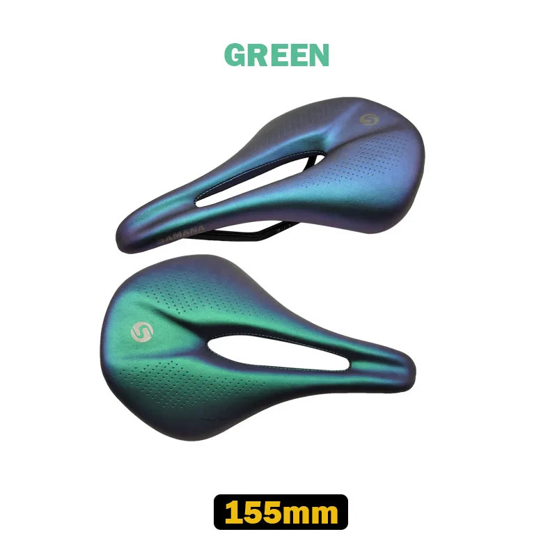 Carbon Fiber Road MTB Cycling Bicycle Saddle Leather Soft Seat Cushion Saddle