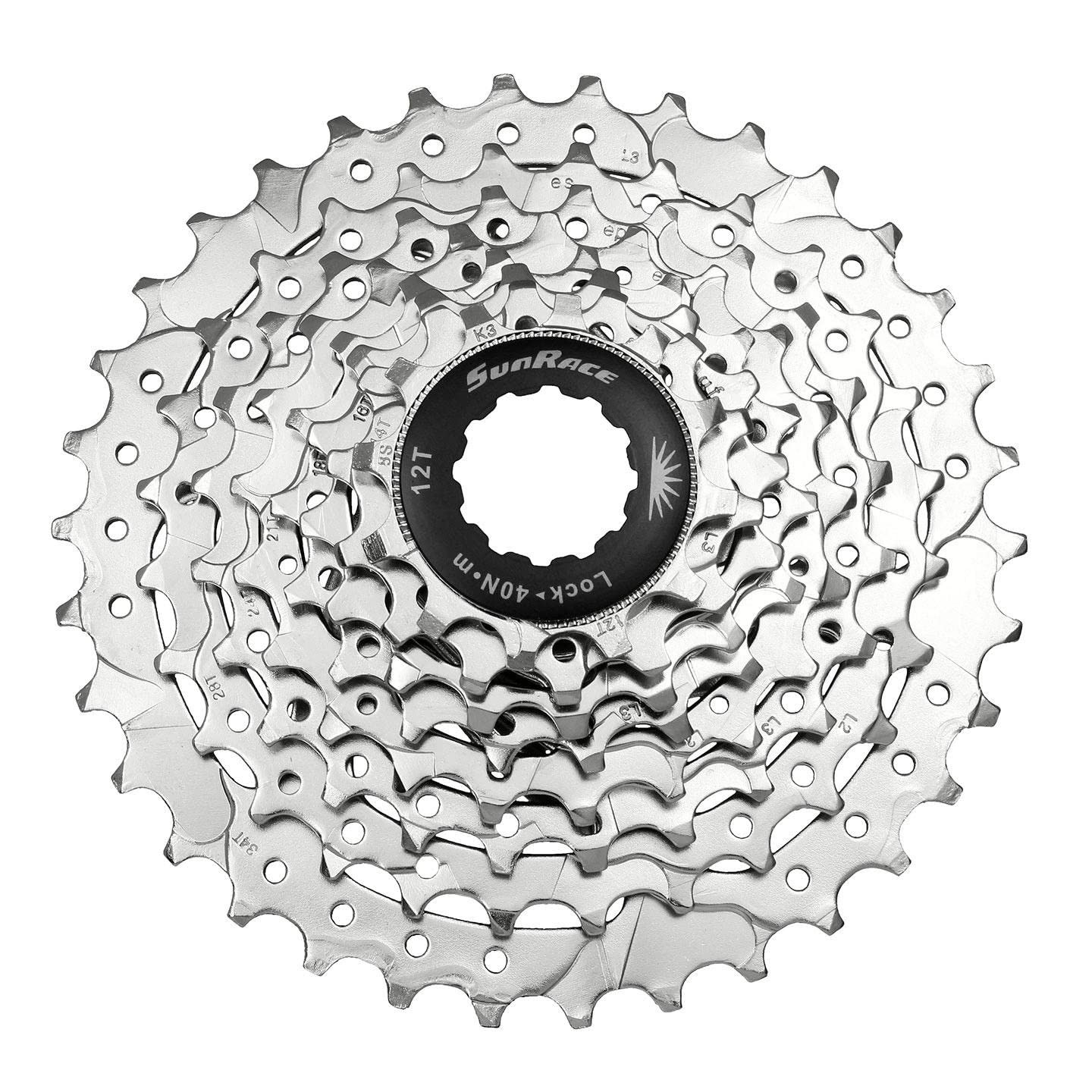 SunRace 7-fach Kassette (12-28 Zähne) Silver