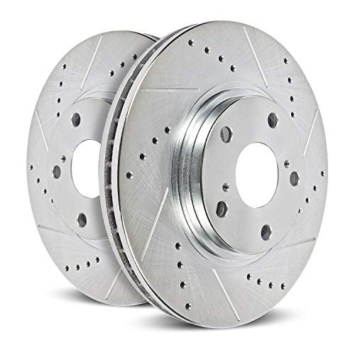 Power Stop JBR1151XPR Rear Evolution Drilled & Slotted Rotor Pair For Lexus