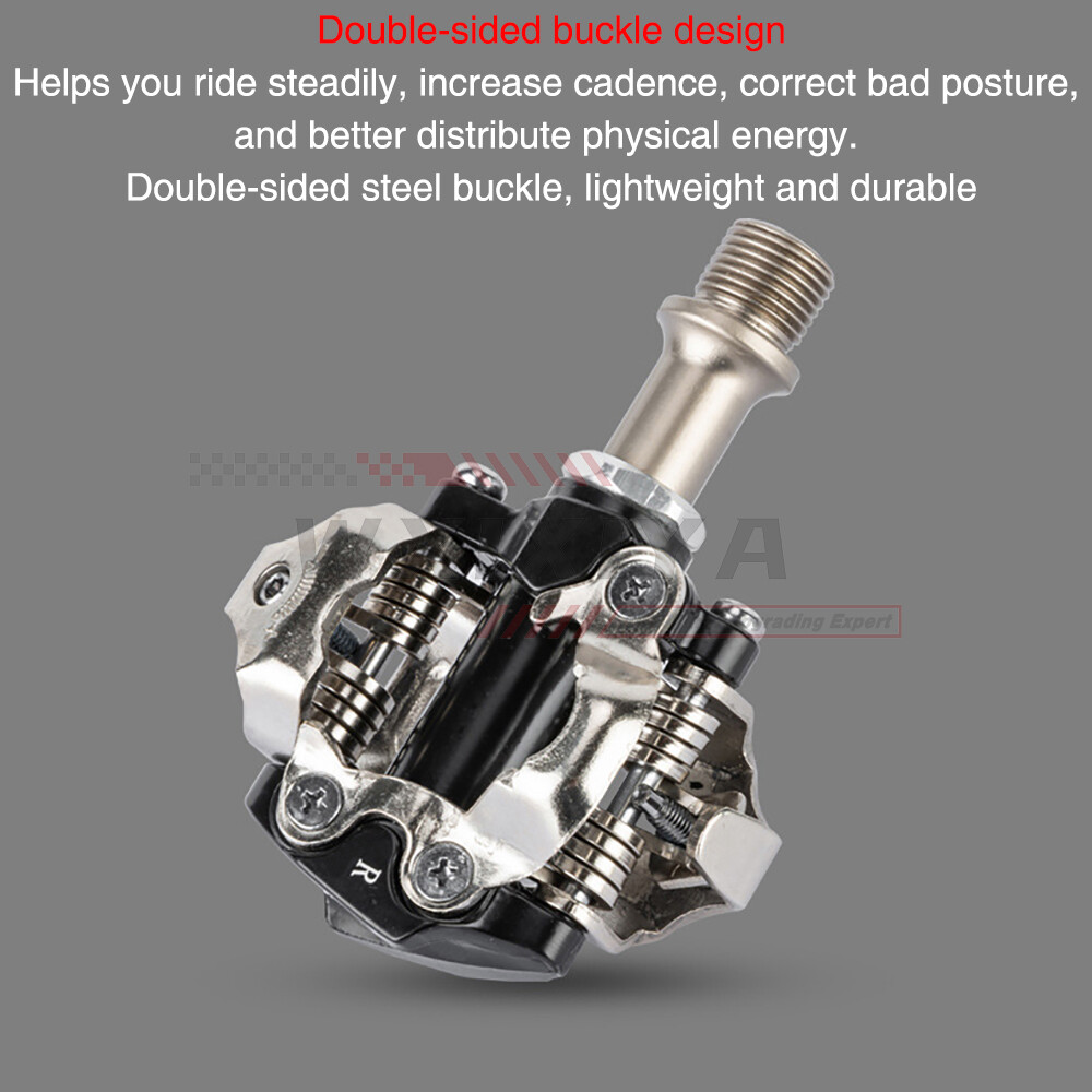 MTB Bike Pedal For SPD Clipless Pedals W/ Cleats Mountain Cycling Sealed Bearing