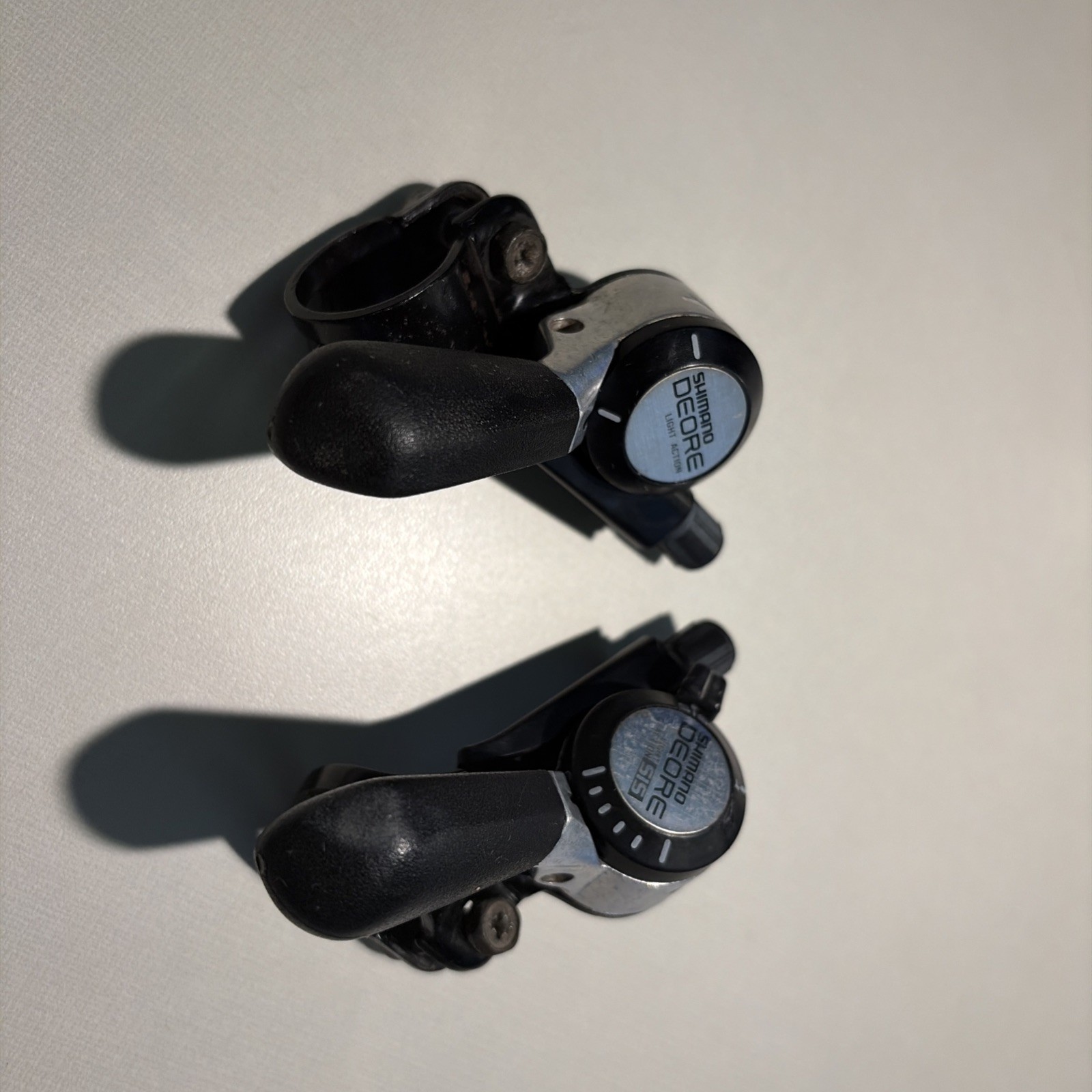Vintage Shimano Deore SL-MT62 Thumb Shifters 6/7-Speed SIS Pair Made Japan