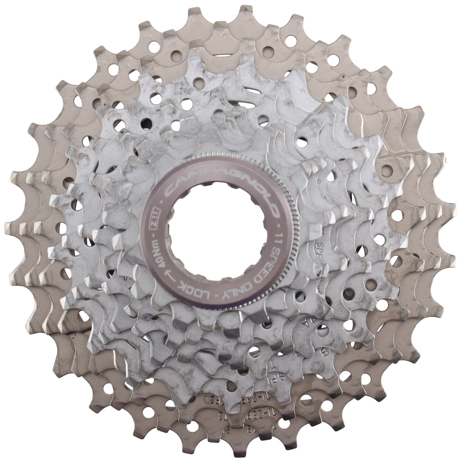 Campagnolo Record 11 Speed Road Bike Cassette 11-27T Ultra-Shift Titanium Steel