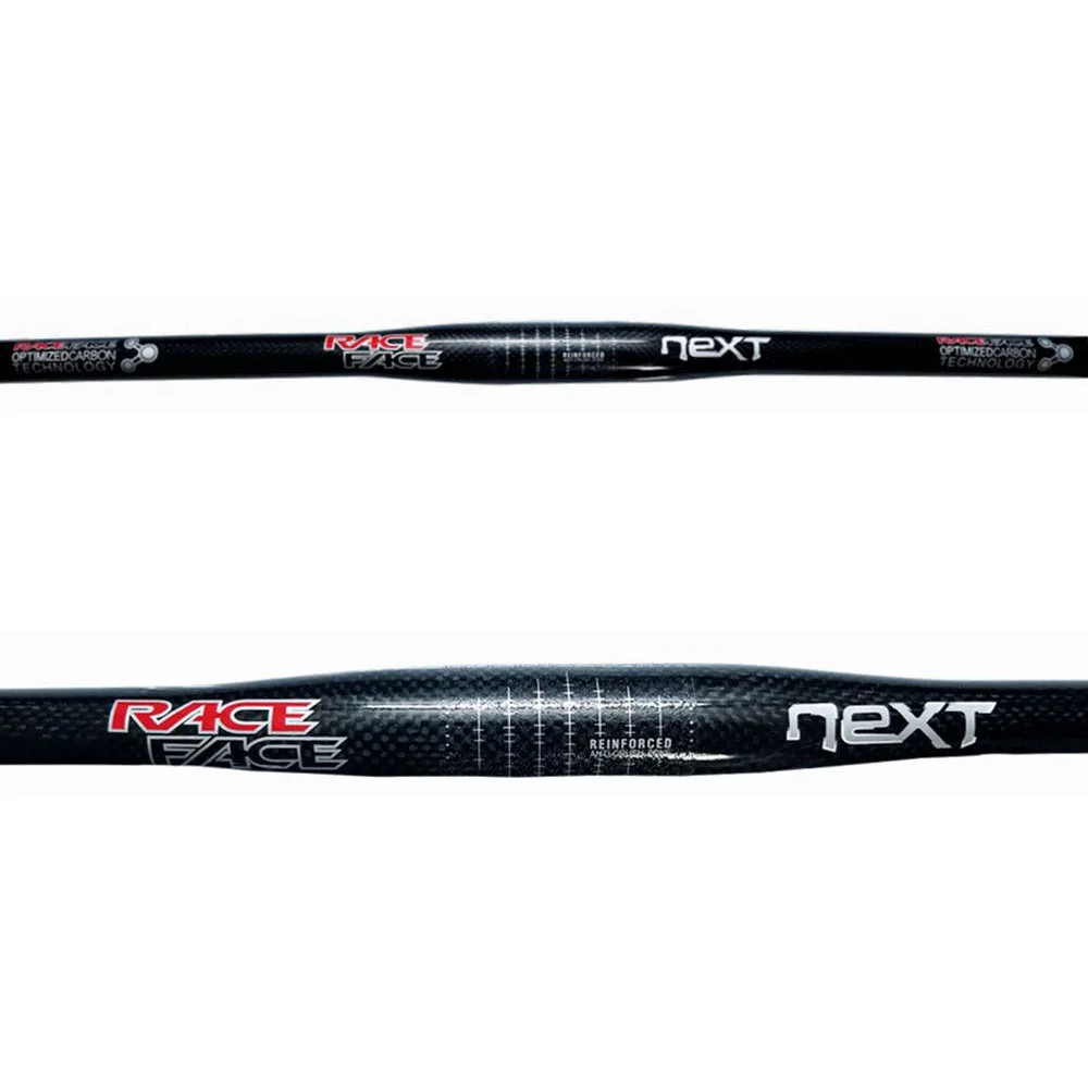 Race Face NEXT 3K Carbon Handlebar 31.8mm MTB Flat/Riser 600-760mm Glossy Finish