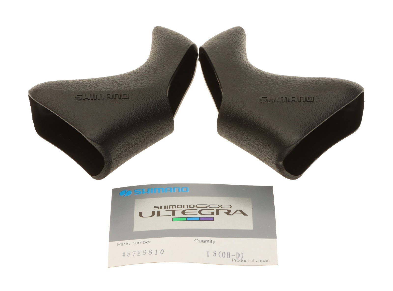 Shimano 600 Ultegra Brake Hoods Bracket Covers for BL-6401 Pair Black NEW NOS