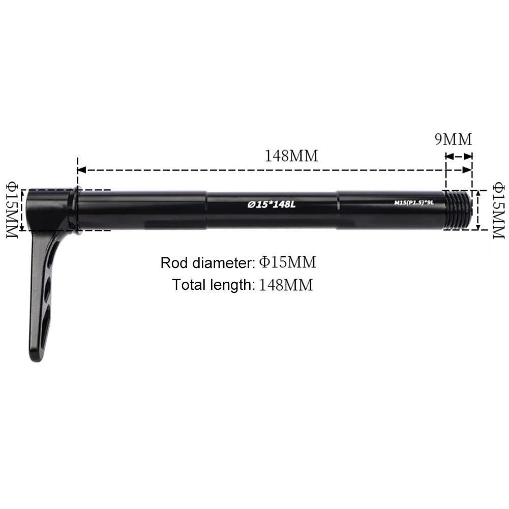 Mountain Bicycle Thru Axle 15×148 158mm Front Rear Bike Parts Aluminum
