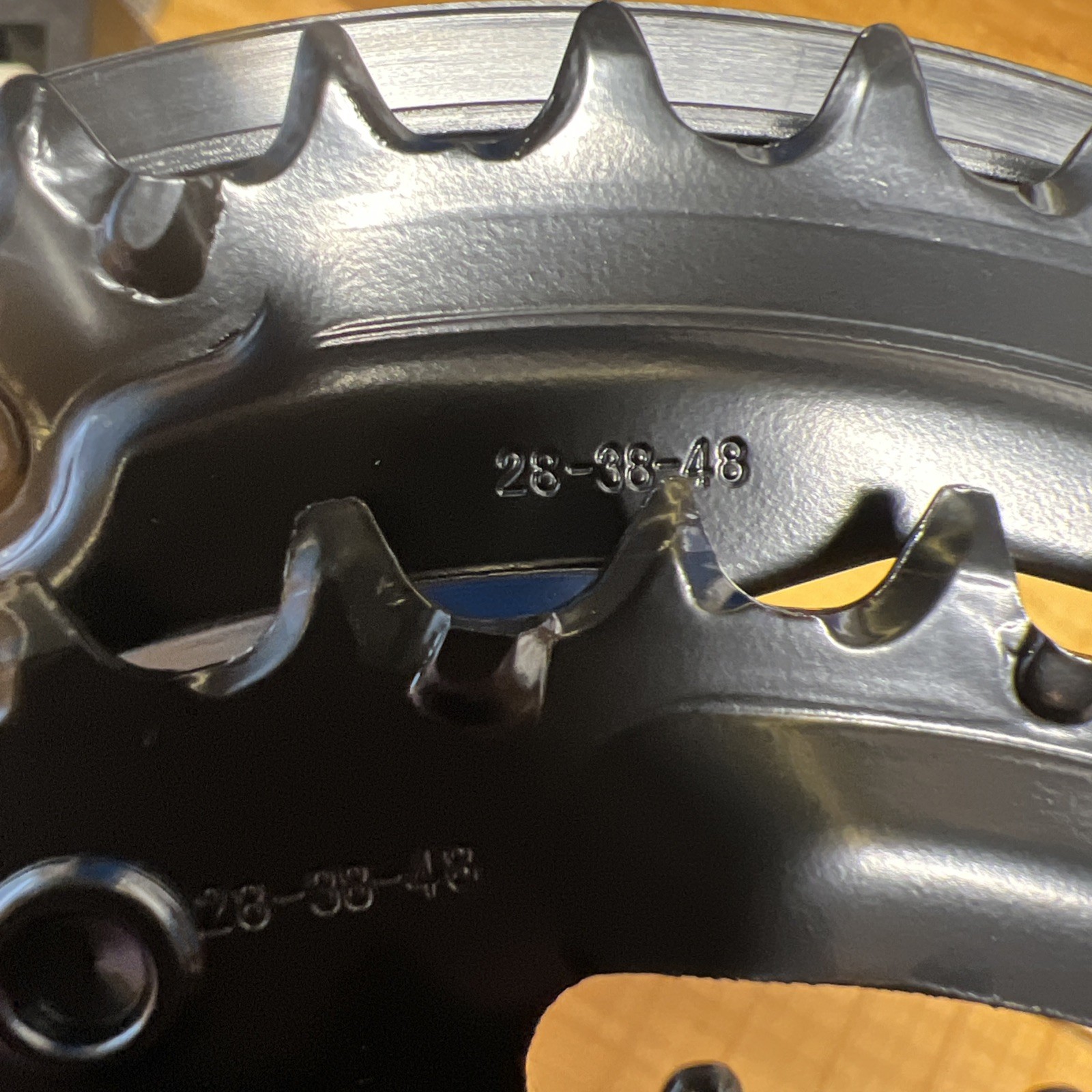 Sunlite Alloy Triple Crankset 170mm, 48/38/28T Aluminum, JIS Square Taper: NO BB