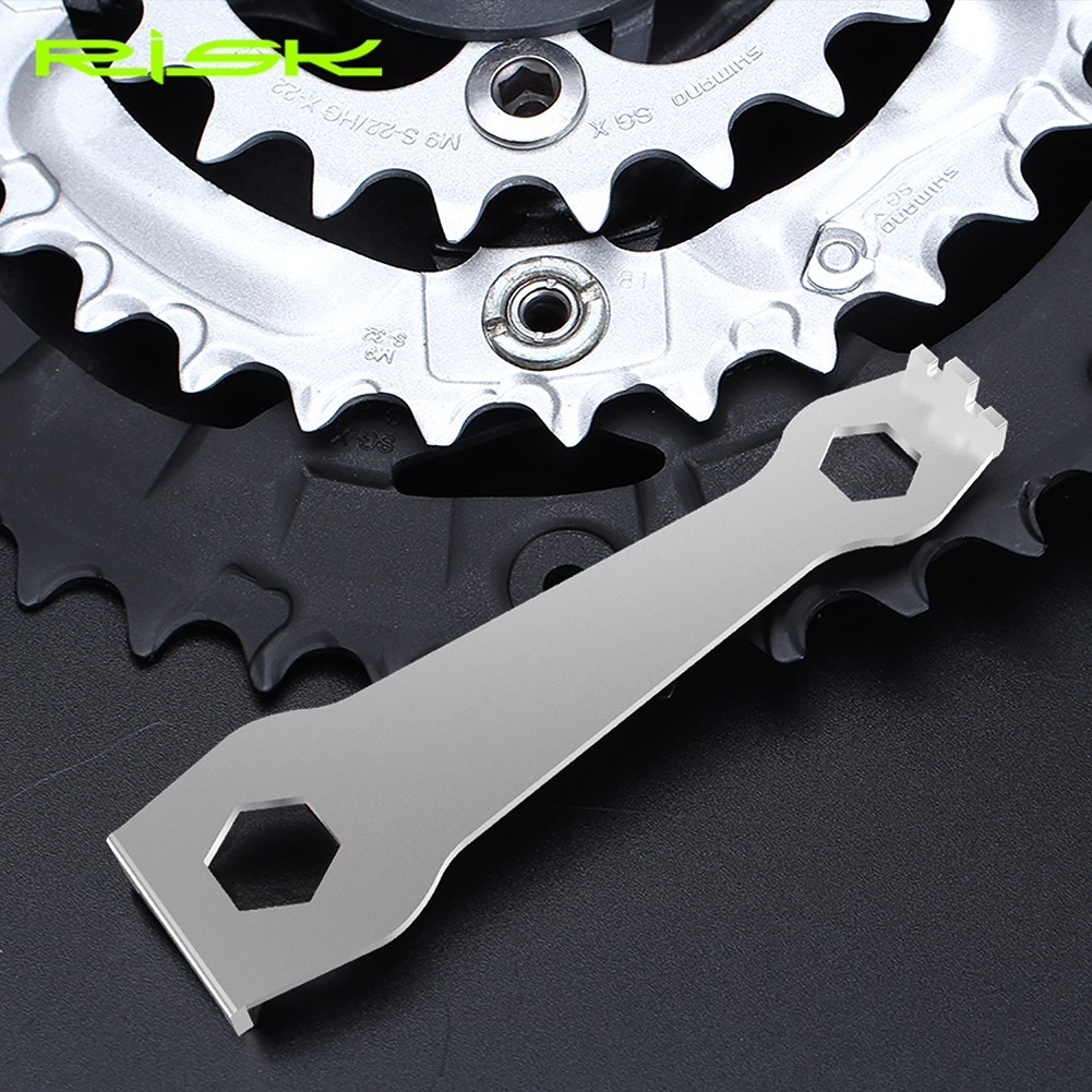New /Bicycle Chainring Crankset Bolt Nut Screw Wrench Road Bike Removal Tool