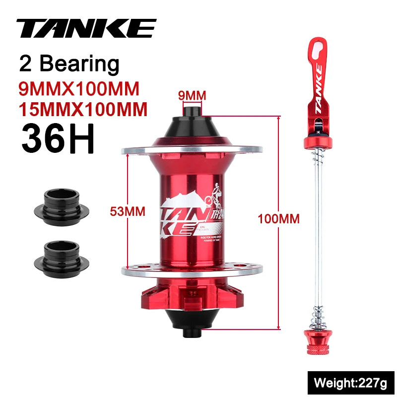 Mountain Bike Quick Release Hub 36H 6 Claw 108 Clicks Sealed Bearing Disc Brake