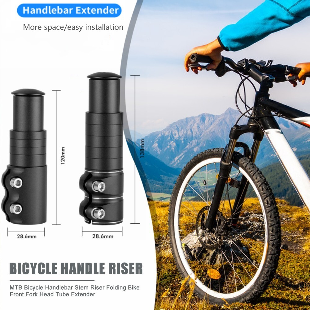 Accessories Fork Stem Extender Alloy Mountain Bike Cycling Cover MTB Parts Riser