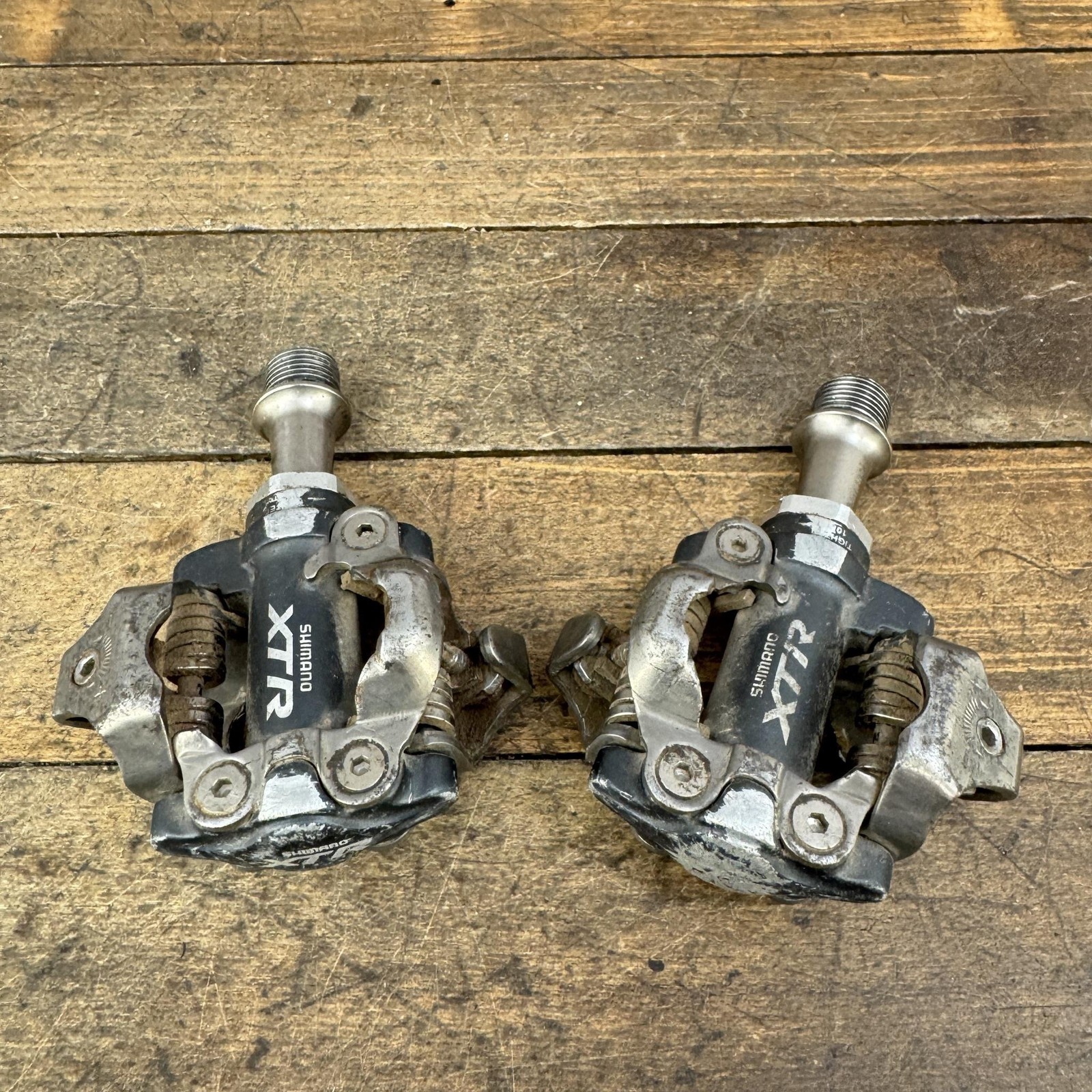 Shimano XTR PD-M970 Pedals Clipless 9/16 In MTB Black Mountain Bike SPD