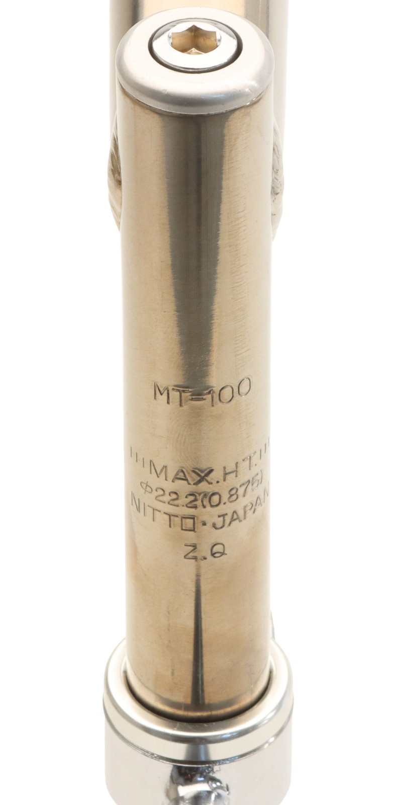 Nitto MT-100 1″ Titanium Quill Stem 140mm 25.4mm Clamp Silver 110° Rare NEW NOS