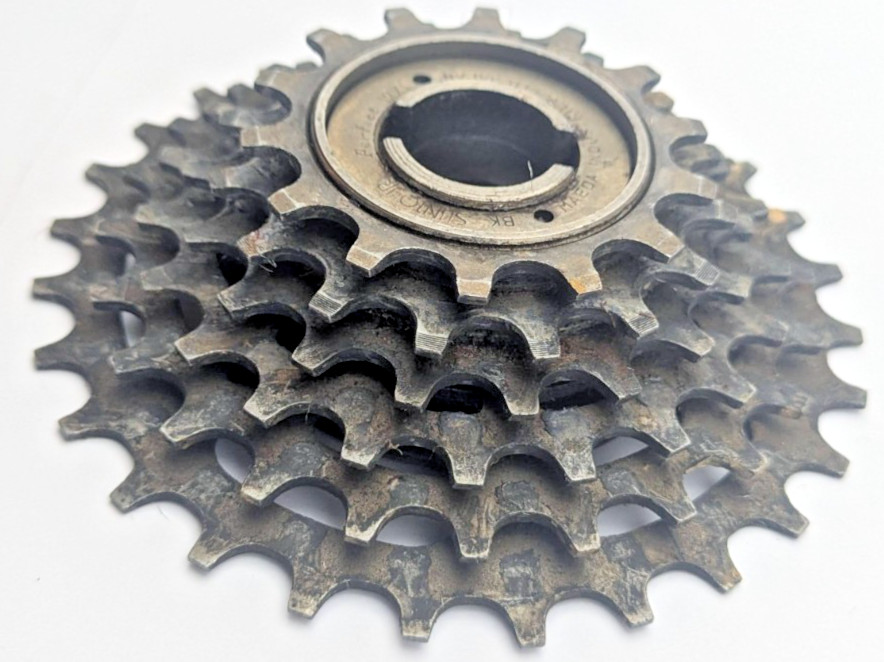 SUNTOUR PERFECT JAPAN 6 speed freewheel 14 TOOTH 28 TOOTH RATIO BK