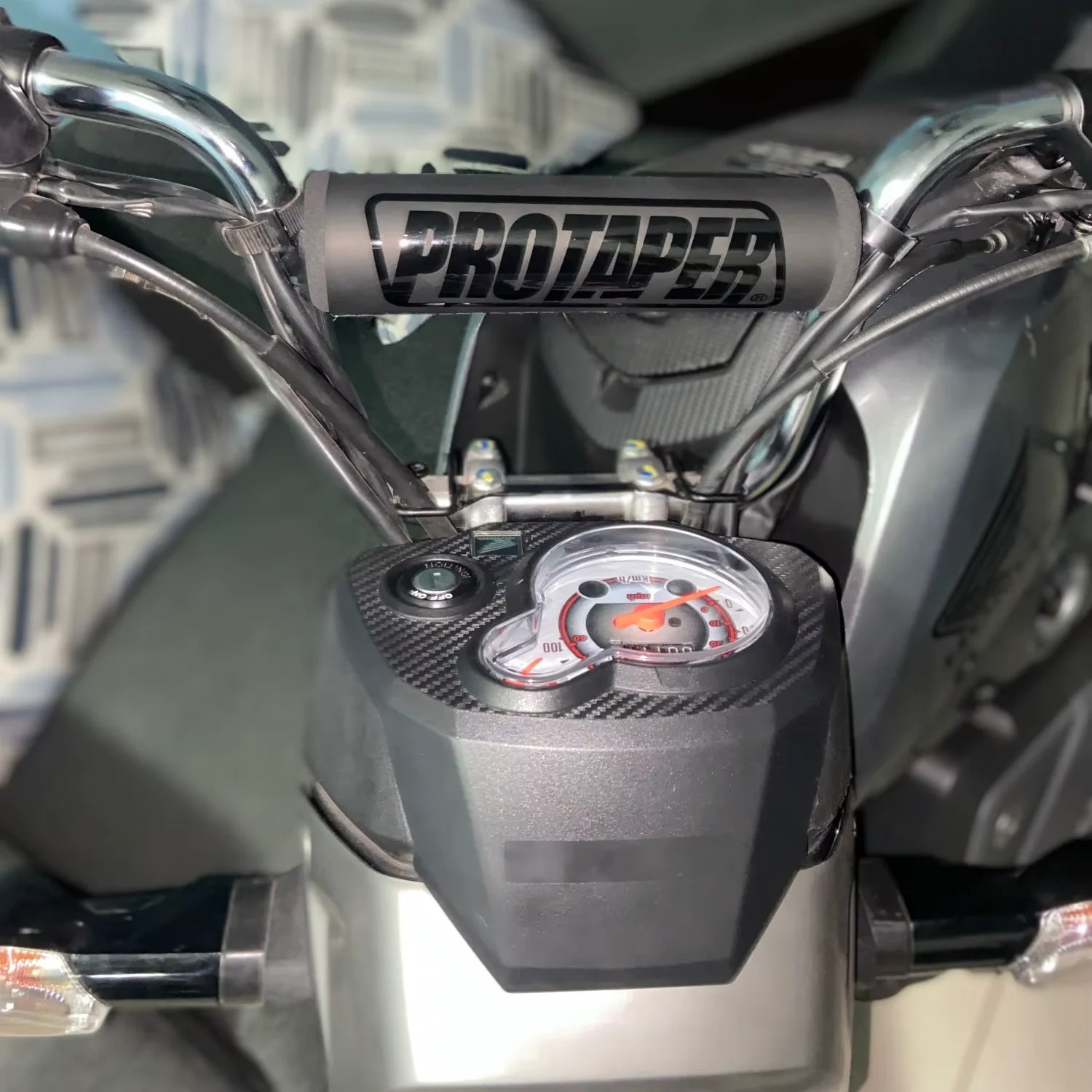 Motorcycle Pro Taper 200mm Round Handlebar Pad 7/8″ For CRF CR YZF YZ WR KX KXF