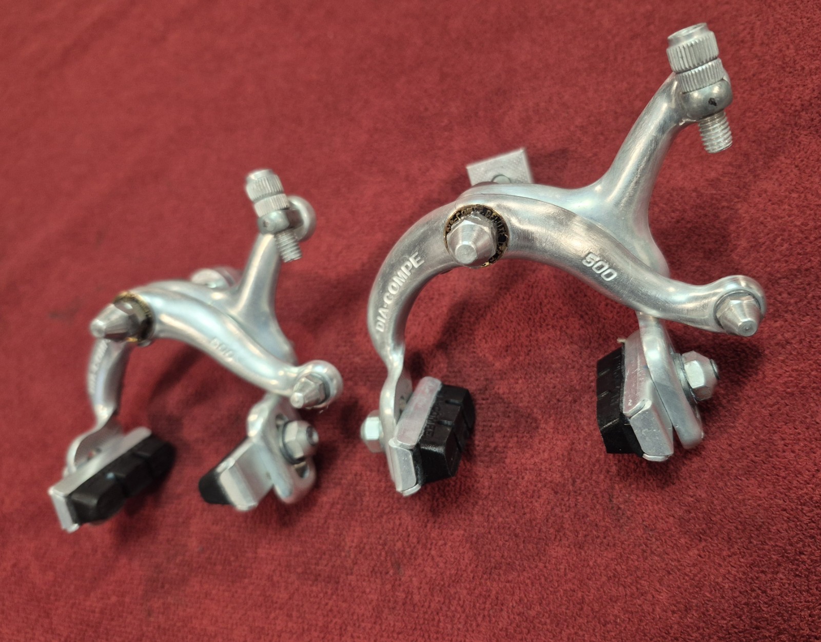 Vintage DIA-COMPE DELUXE 500 Road Side Pull Brake Caliper Set