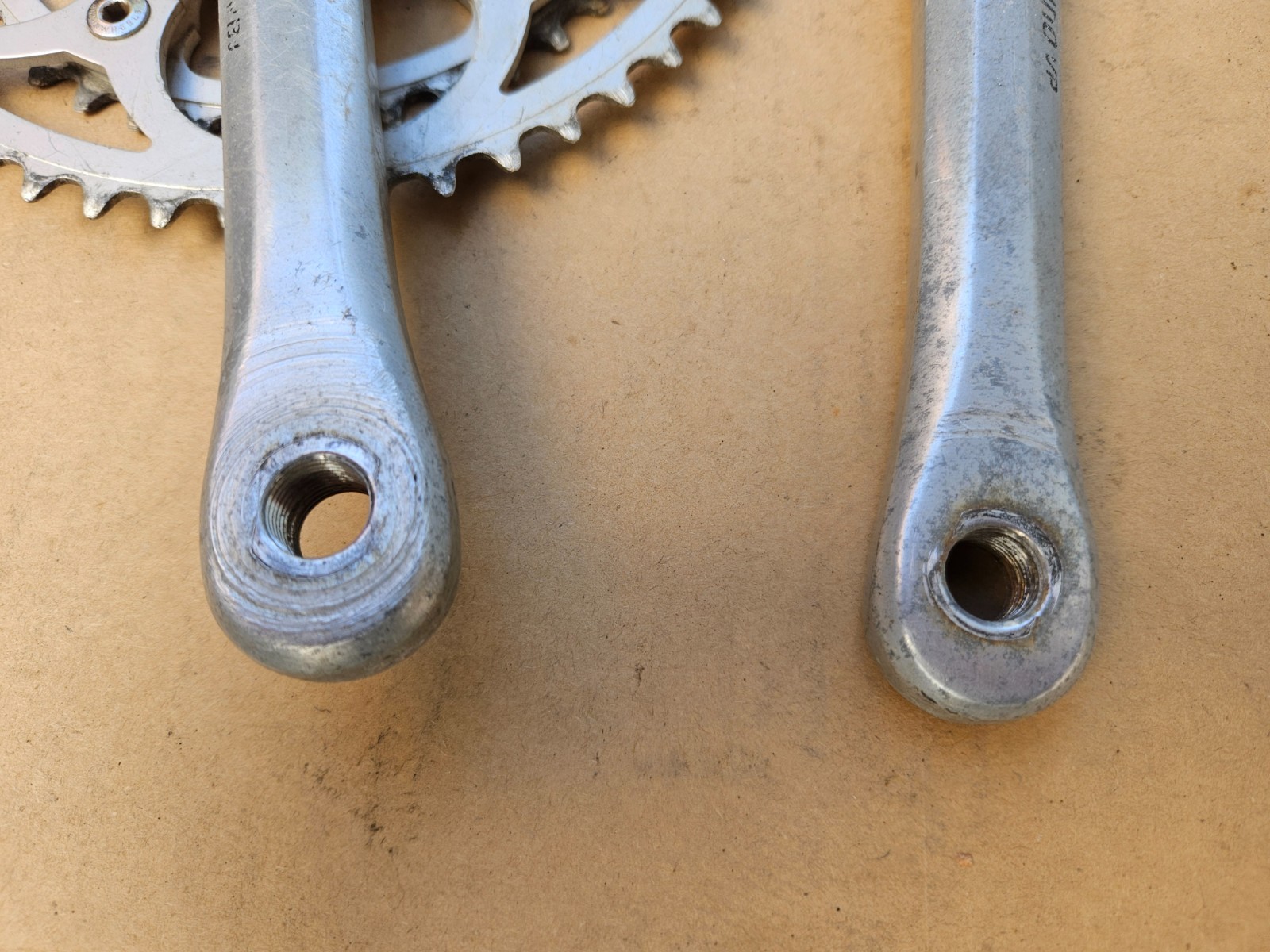 Vintage Sugino VP 130 Road Bike Touring Triple Crankset 170mm 52/40 130mm BCD