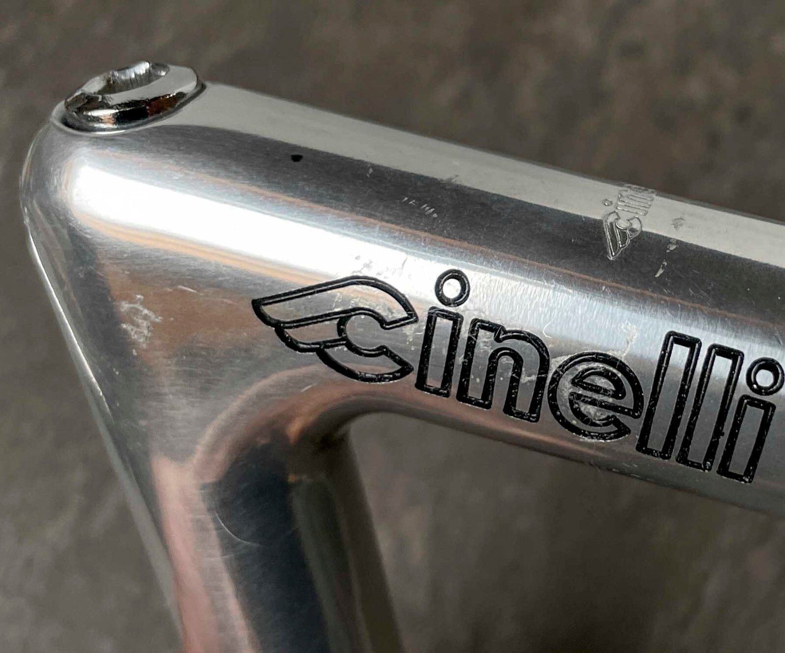 Cinelli 1A Stem Engraved 85Mm Handlebar Clamp Pantographed