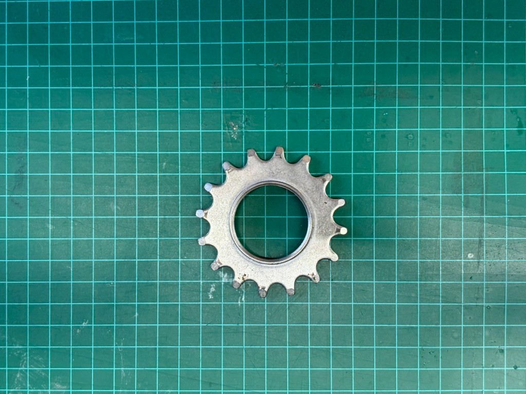Track/Fixed Gear Cog 1/8in Silver Steel 16T ~50g