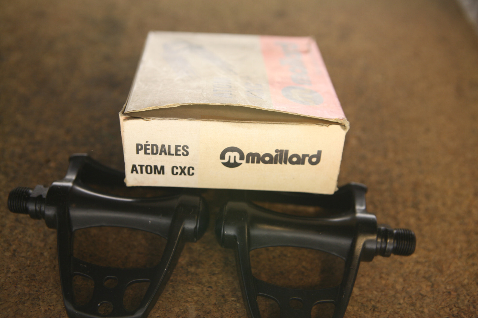 Vintage NOS NEW NIB French Maillard Normandy Atom CXC bicycle pedals pedalset