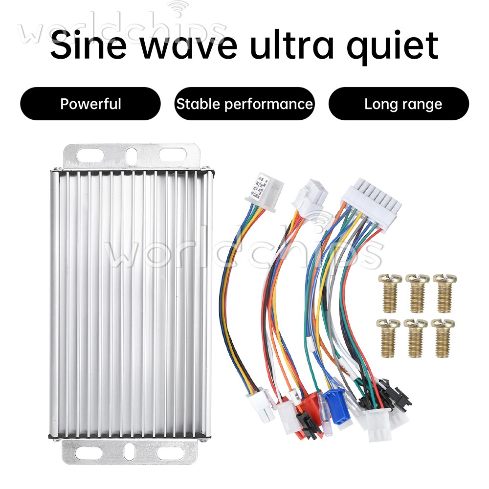 48V60V72V 50A Sine Wave Electric Vehicle Controller Brushless Motor Driver 3000W