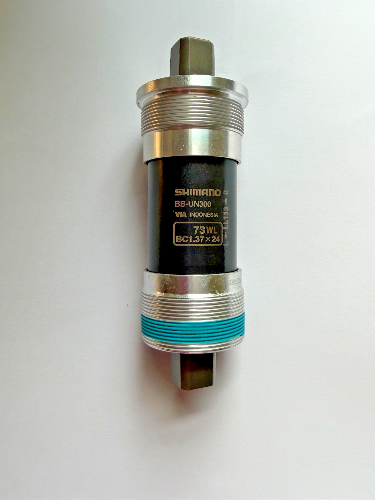SHIMANO STANDARD BB, BB-UN300, SPINDLE: SQUARE TYPE, SHELL: BSA 73MM, SP 113