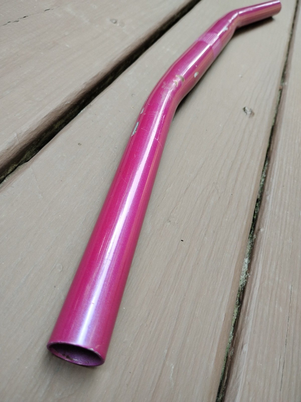 Vintage 1990’s Chromoly MTB Hybrid Flat Handlebar, 570mm Length, 25.4mm Clamp