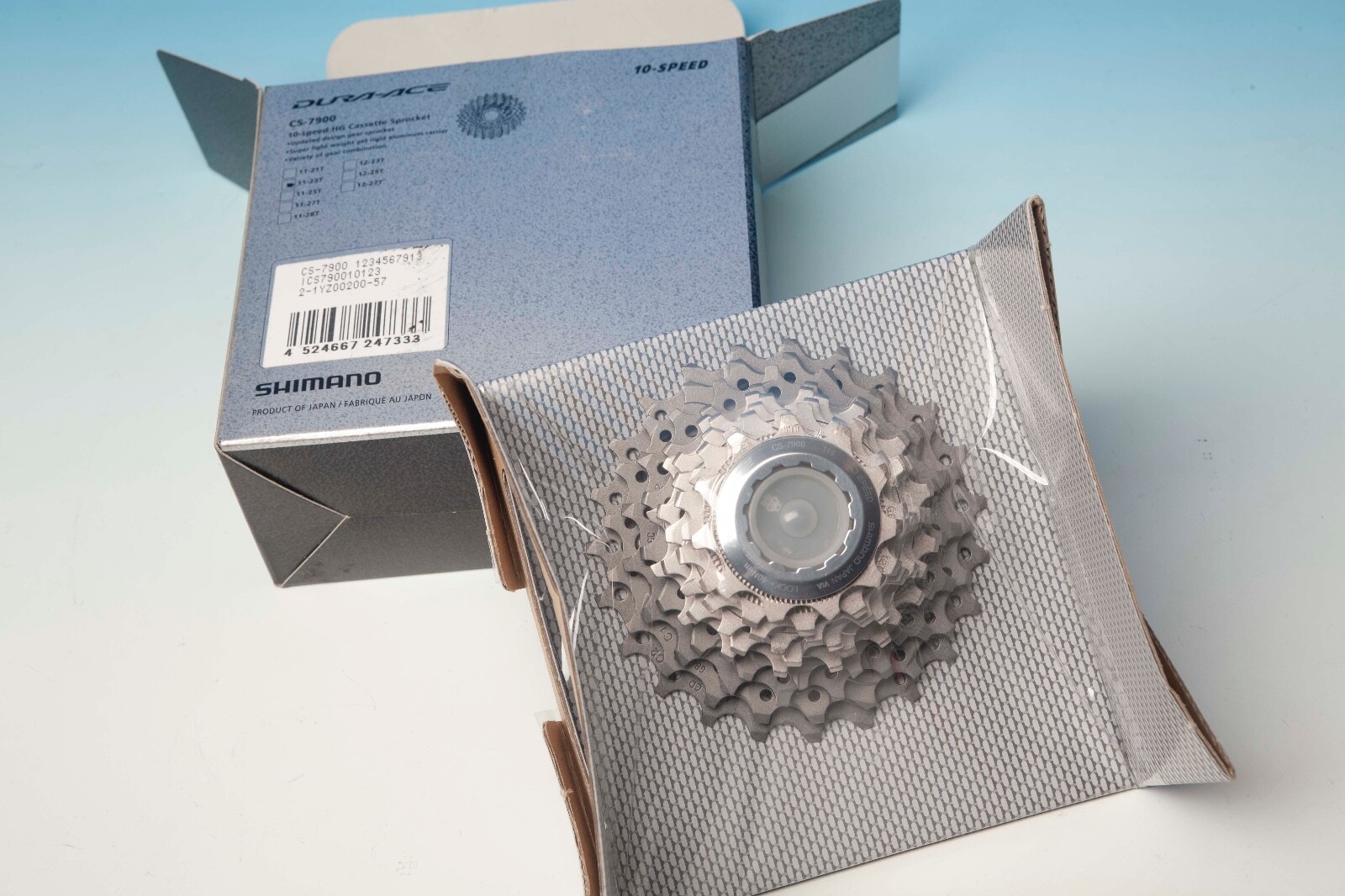 SHIMANO ACE CS-7900 11-23t ALU-TITANIUM HARD SPROCKET CASSETTES NOS 10V