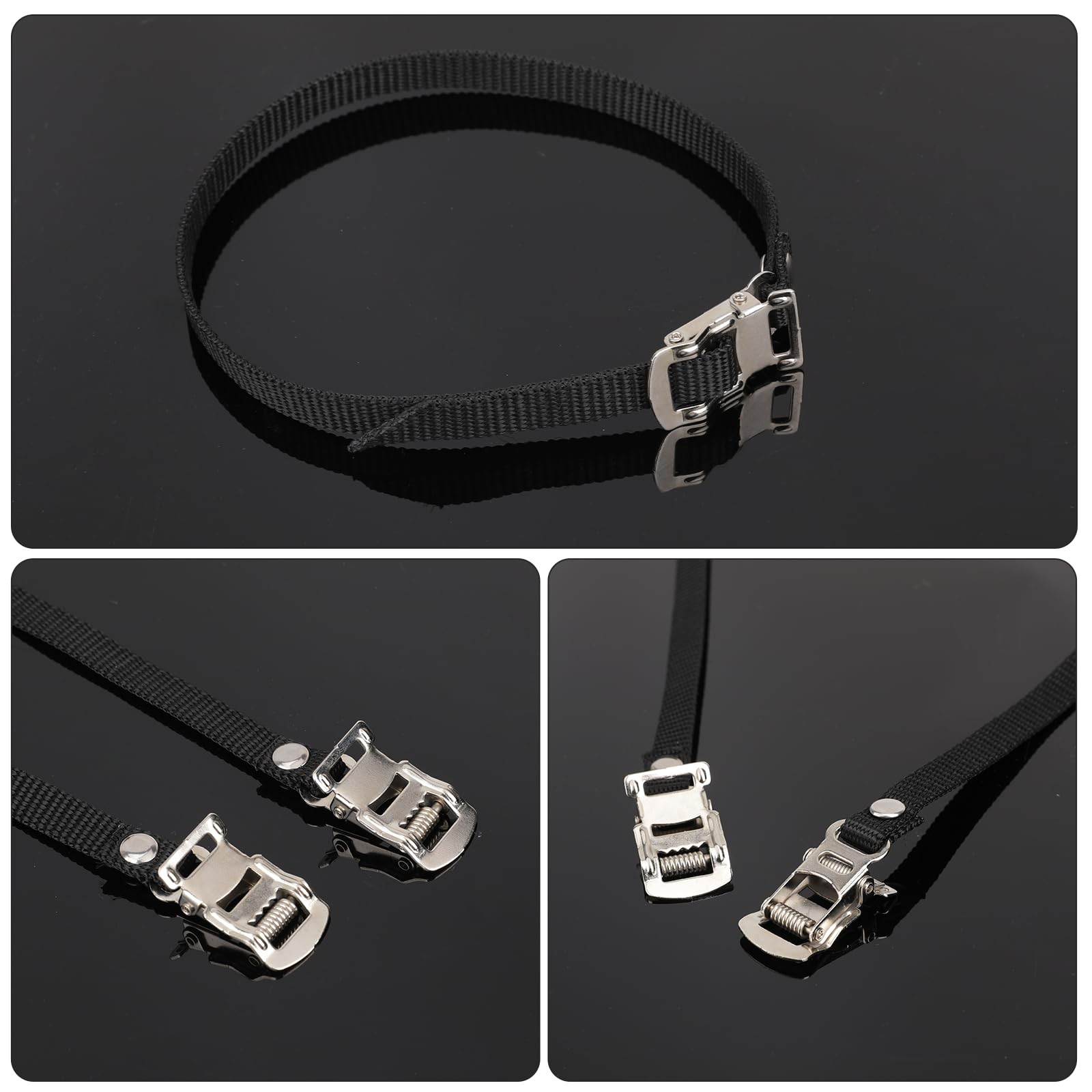 4 PCS Bike Pedal Straps Universal Replacement Foot Pedal Straps for Bicycles …