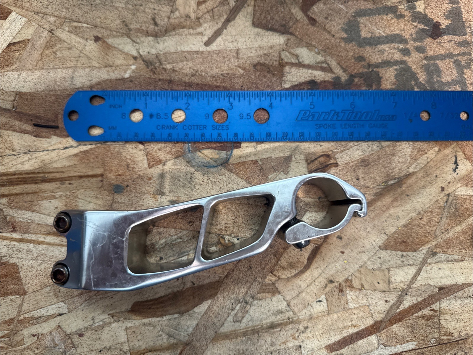 Vintage Fred Salmon Racing 120mm 1-1/8″ 25.4 Threadless Stem Silver