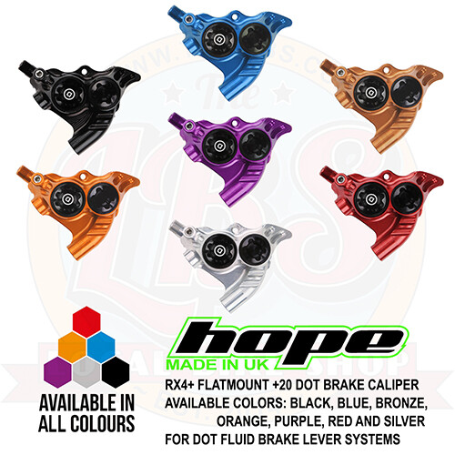 Hope RX4+ Road Gravel Brakes Calipers SRAM Shimano – All Colors – Brand New