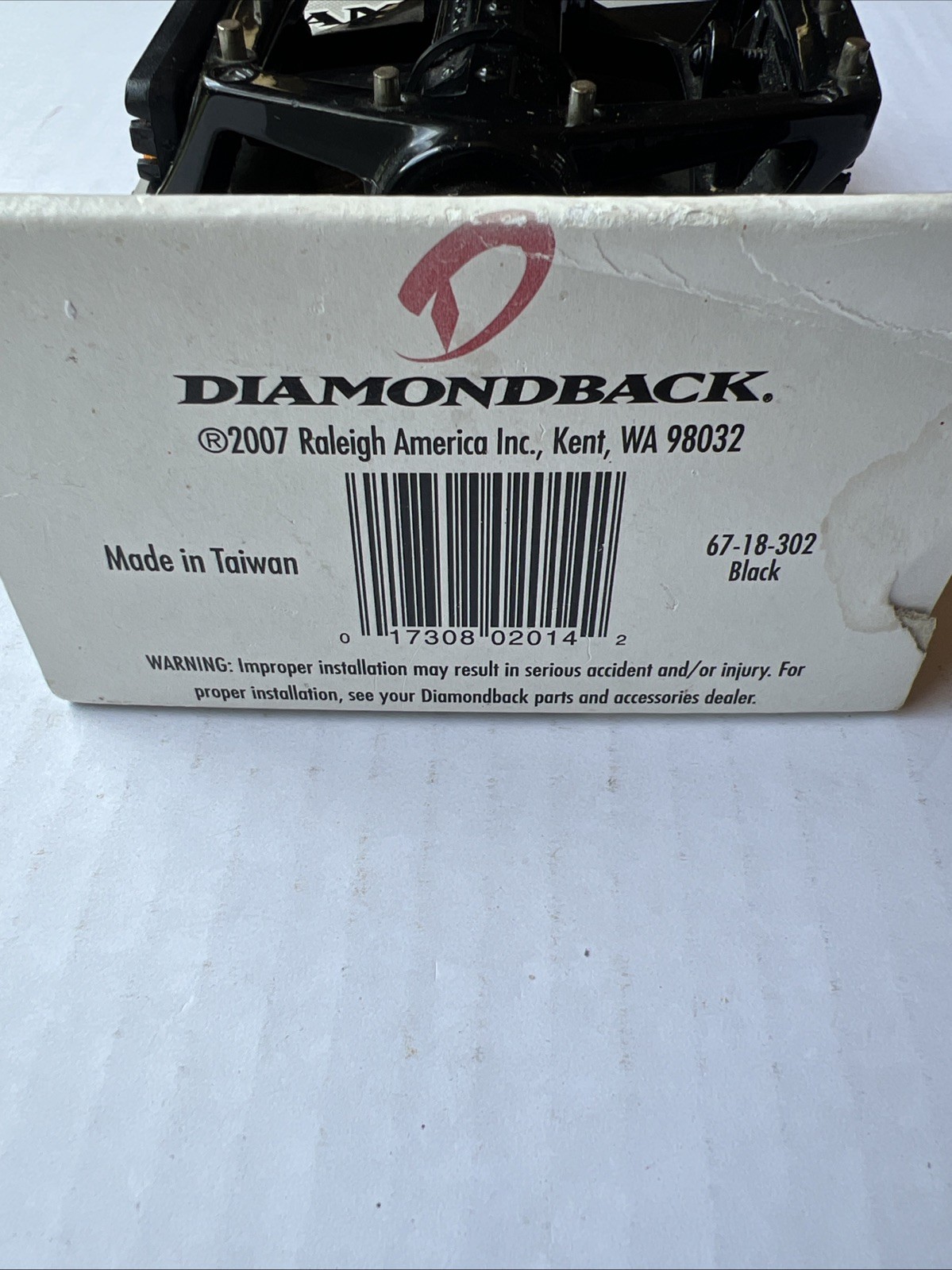 Diamondback Bigfoot Pedals 1/2” Axle NOS BMX Powder Coated