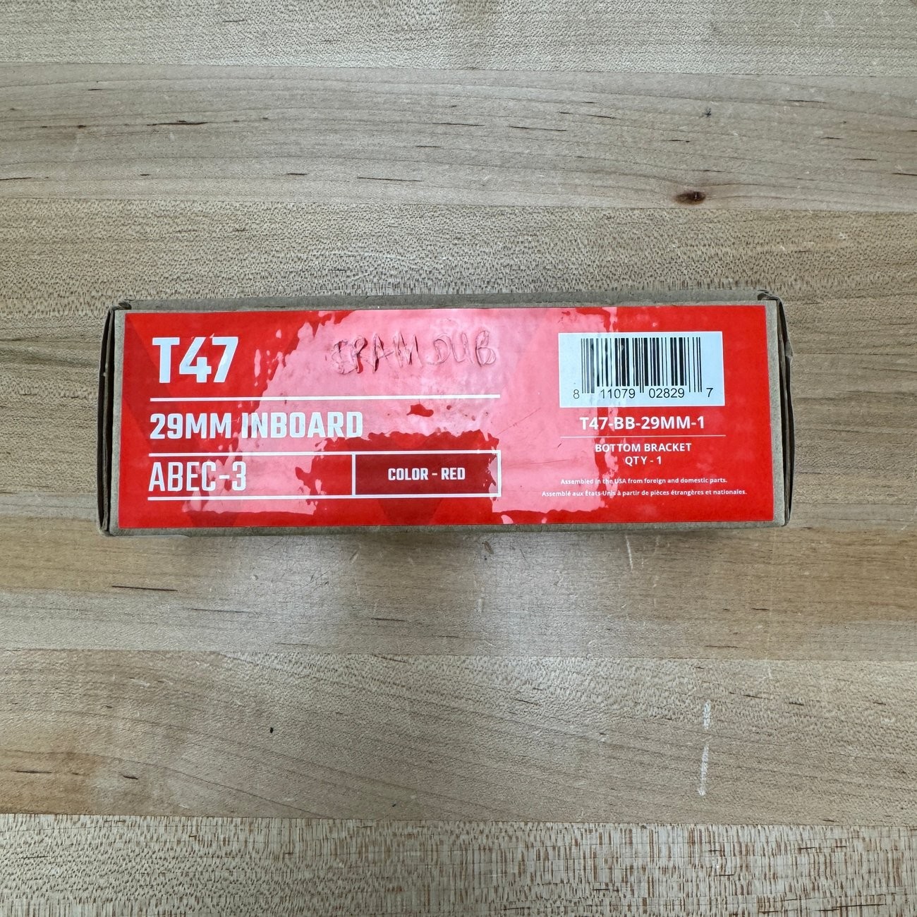 New! Wheels Manufacturing T47/86 Red 86mm-121mm Width Bottom Bracket Sram DUB