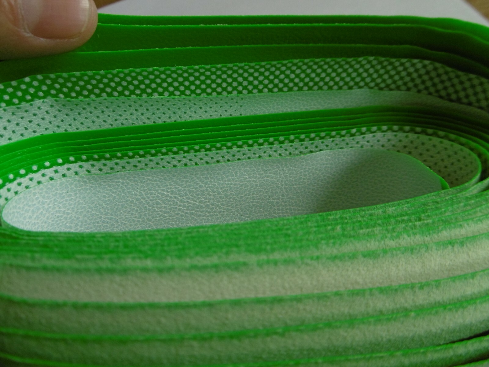Ciclolinea Pelten Shade Handlebar Tape With Dust Caps Green Made in Italy NOS