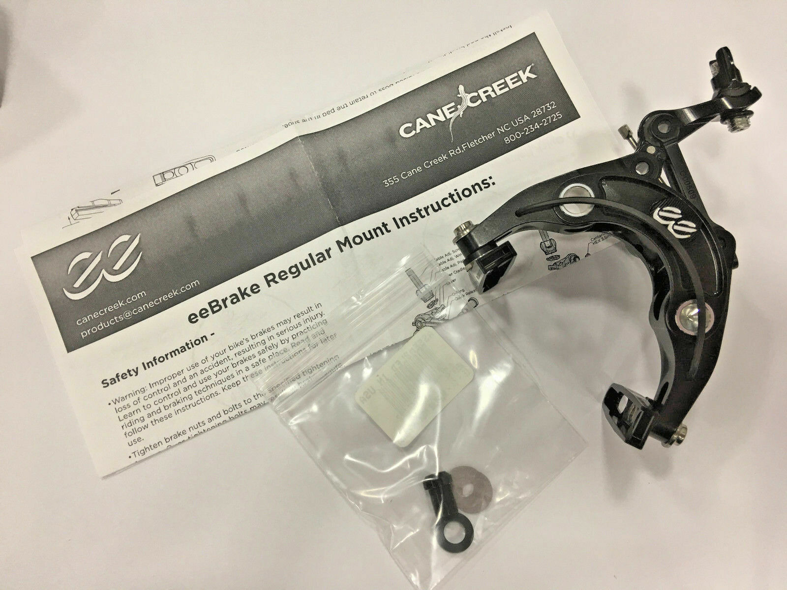 Cane Creek eeBrake G4 Single Rear Regular Mount (Black) #BEE0179