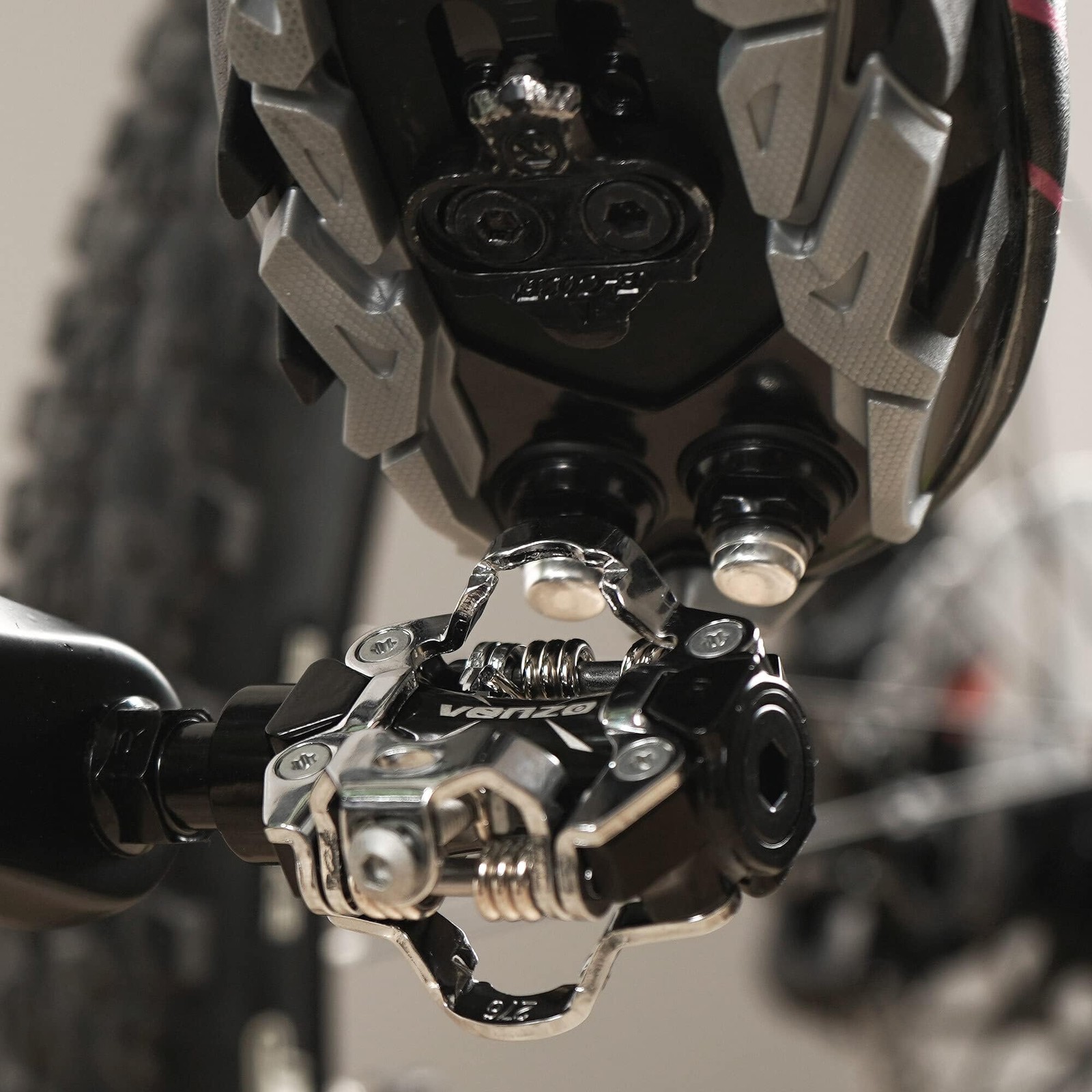 VENZO Compatible with Shimano SPD Mountain Bike CNC Cr-Mo Die-Cast Aluminum S…